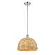 Option Polished Chrome / Natural Rattan