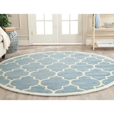 SAFAVIEH Handmade Chatham Vally Modern Moroccan Wool Rug