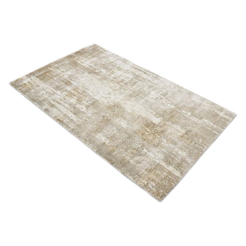 Overton Handmade Modern Contemporary Abstract Area Rug