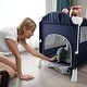 preview thumbnail 3 of 5, Baby Crib with Mattress,Bedside Sleeper For Baby
