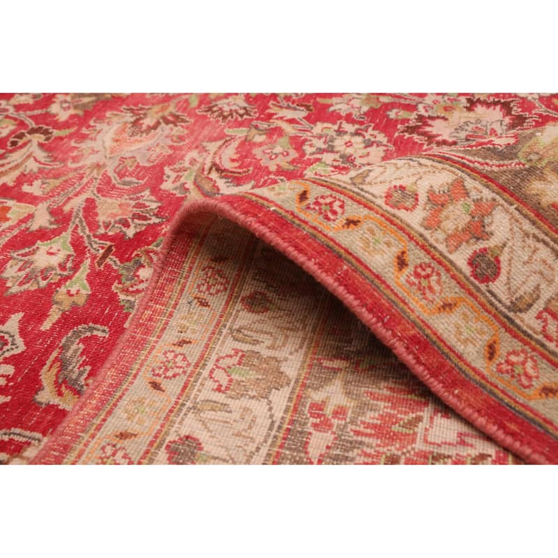 ECARPETGALLERY Hand-knotted Antalya Vintage Red Wool Rug - 9'7 x 12'4