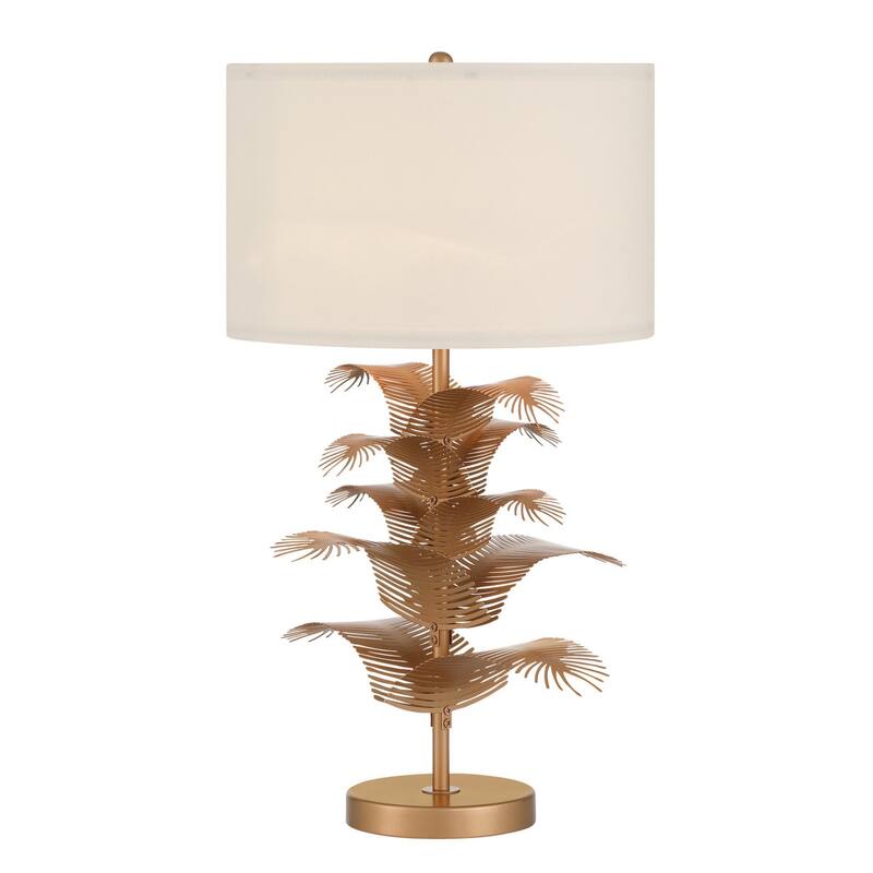 Acroma Demrul Table Lamp with Metal Leaves Rod - 1-light