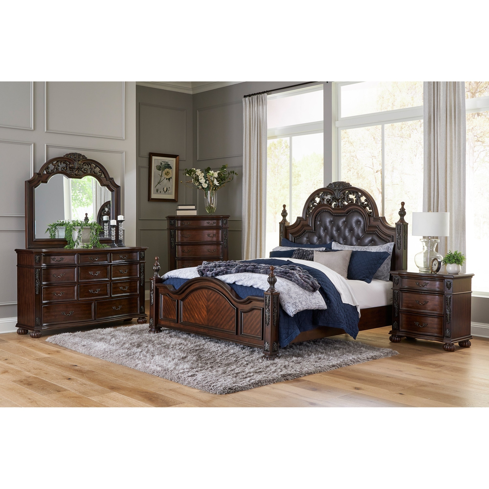 Cherry Finish Bedroom Sets Bed Bath Beyond