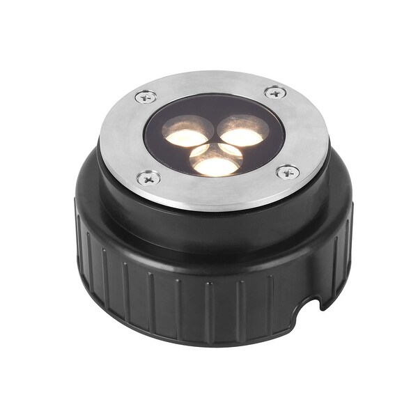 VONN Lighting 5" Modern VOI19018SS Low-Voltage 3-Watt Integrated LED Outdoor In-Ground Light. Opens flyout.