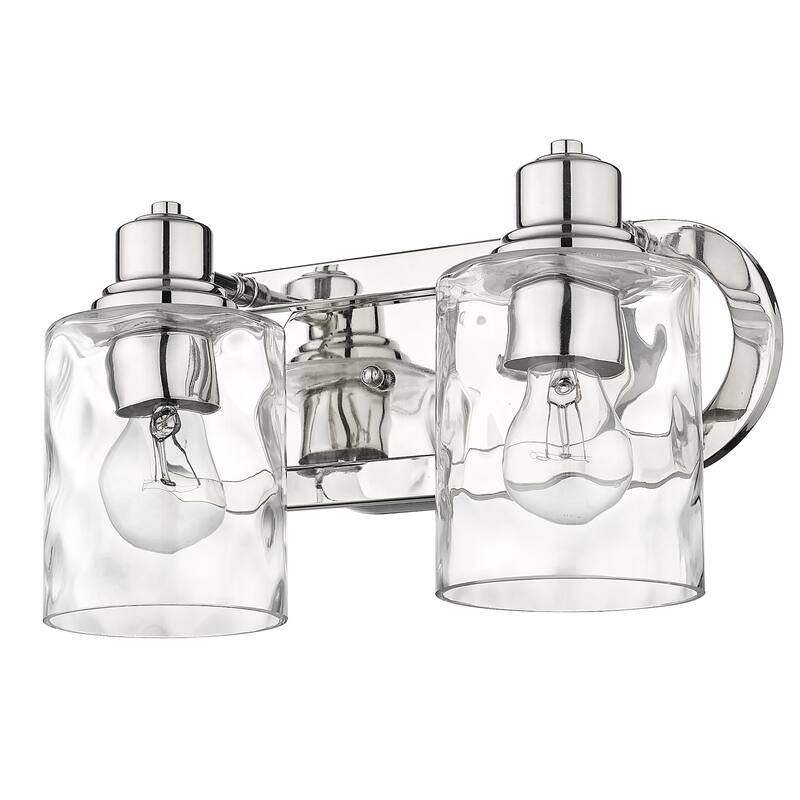 Lumley 2-light Bath/ Vanity Fixture w/ Optic Glass