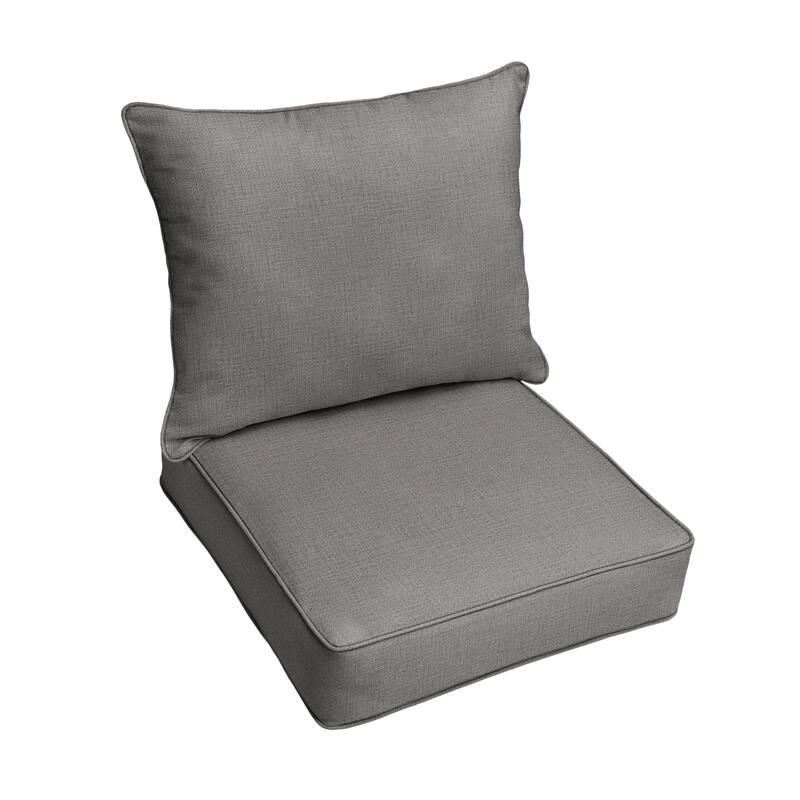 Sorra Home Indoor/Outdoor Corded Pillow and Cushion Chair Set
