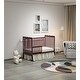 preview thumbnail 41 of 51, 3-In-1 Convertible Crib In Natural, Made Of Sustainable Pinewood, Non-Toxic Finish, Comes With Locking Wheels