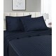 preview thumbnail 31 of 88, Home Sweet Home Dream Striped 1200 TC Egyptian Cotton Deep Pocket Bed Sheet Set