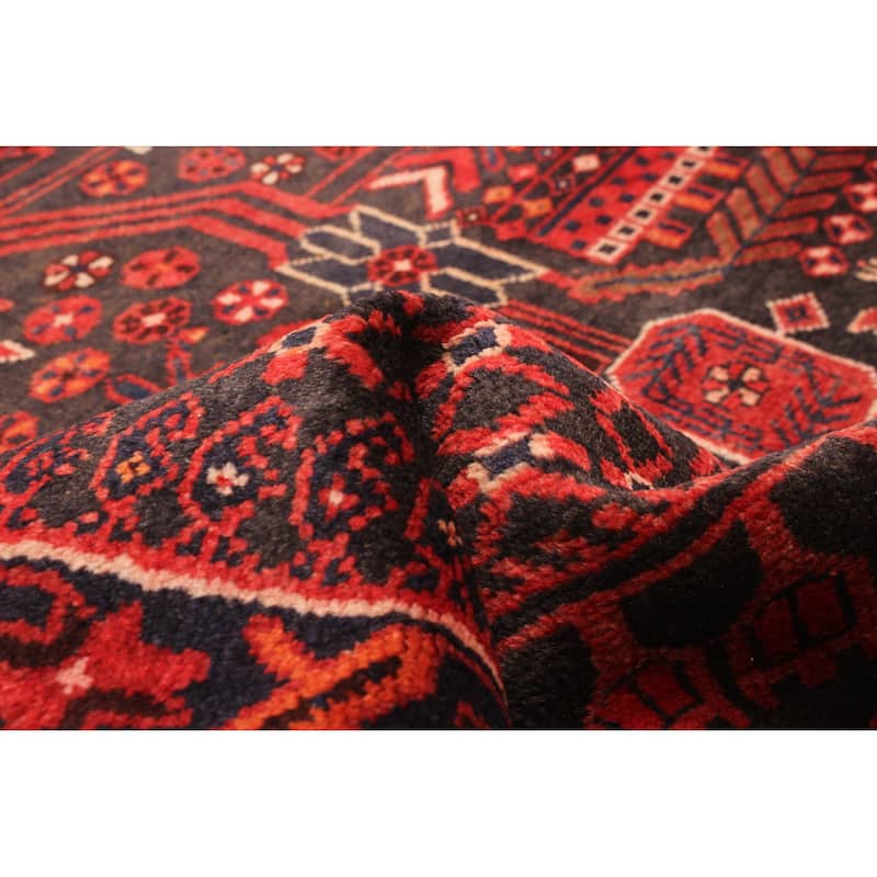 ECARPETGALLERY Hand-knotted Andelz Black Wool Rug - 3'6 x 9'9