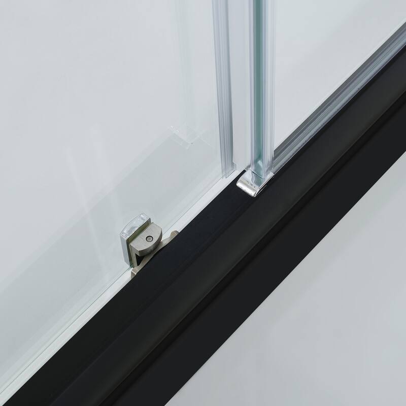 FELYL 72" W x 72" H Single Sliding Framed Shower Door