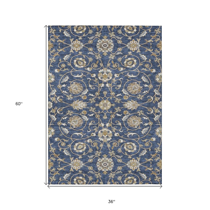 HomeRoots Moroccan Transitional Rectangle Outdoor Rug