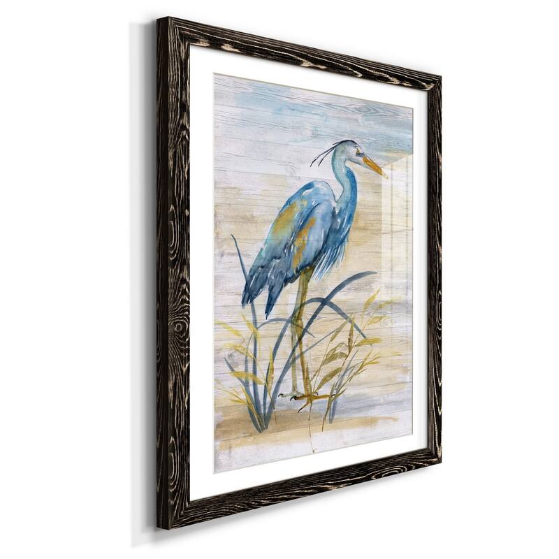 Blue Heron I-Premium Framed Print - Ready to Hang