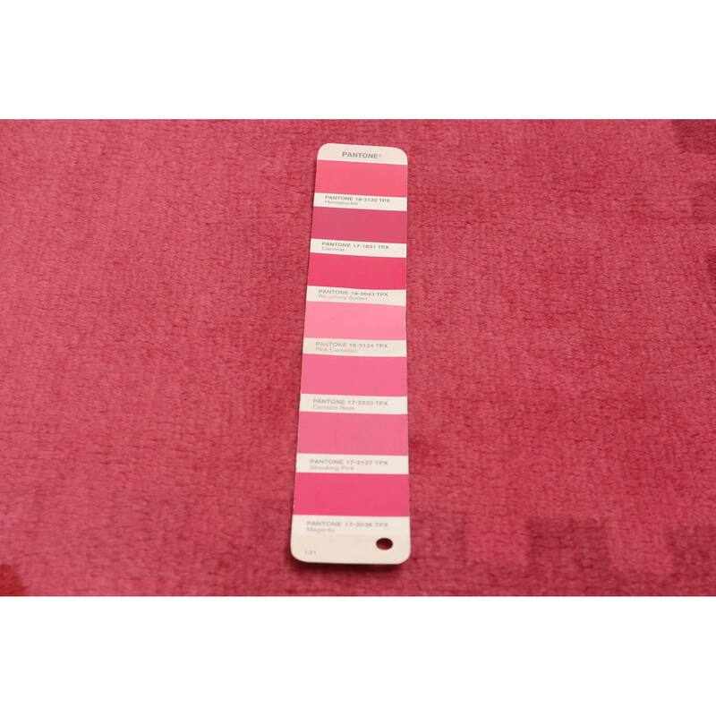 ECARPETGALLERY Hand-knotted Color Transition Pink Wool Rug - 6'2 x 9'9