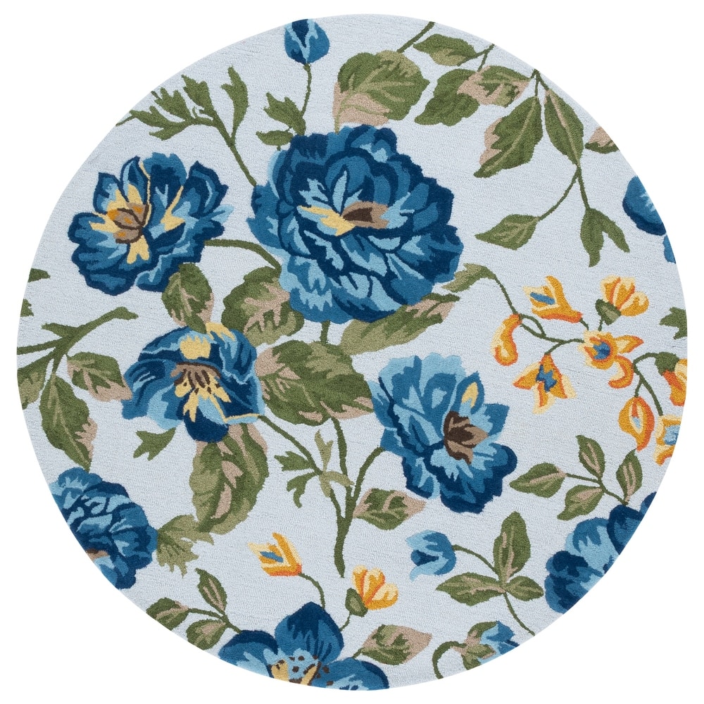 SAFAVIEH Handmade Jardin Hipolita Country Floral Wool Rug