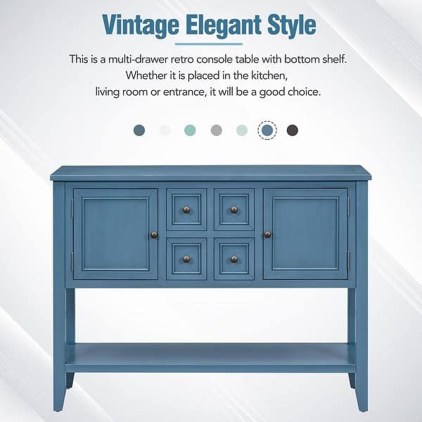 small blue dresser Rosalie Small Six Drawer Dresser– Chapin Furniture main image 1