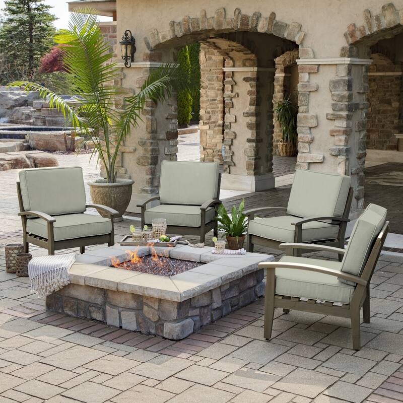 Arden Selections ProFoam Acrylic Deep Seat Cushion Set