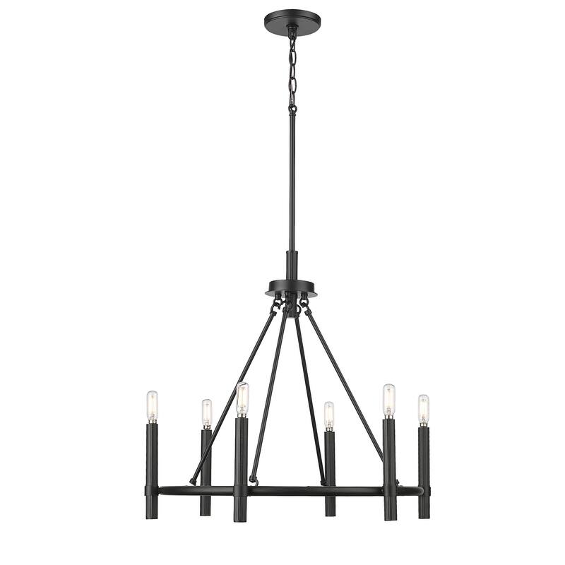 Millennium Lighting 25656 Skyva 6 Light 25" Wide Pillar Candle Style