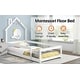 preview thumbnail 6 of 42, Twin Size House-Shaped Headboard Floor Bed with Fences