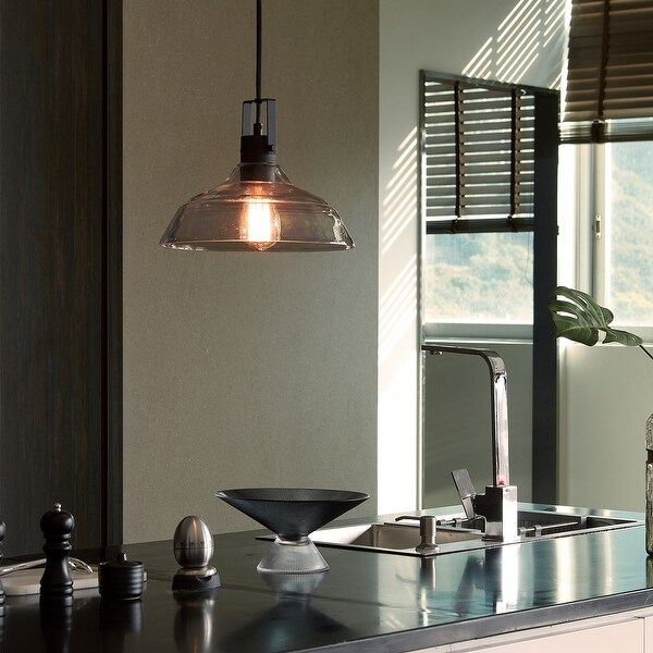 Smoked glass hotsell pendant light shade