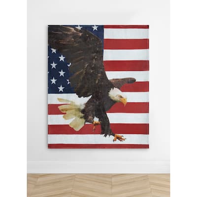 Eagle Photoreal Microplush Throw