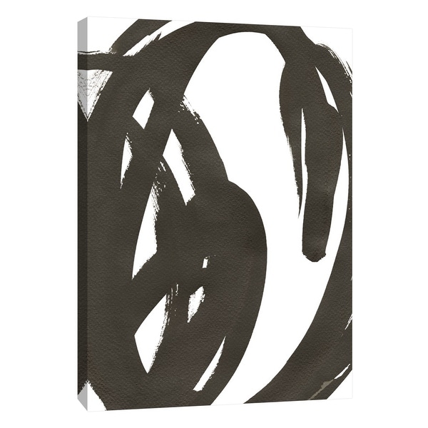 PTM Images 9-108587 PTM Canvas Collection 10" x 8" - "Composition in Black and White 10" Giclee Abstract Art Print on Canvas