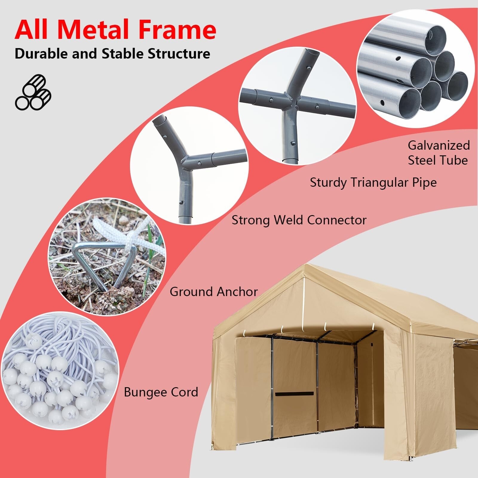 Costco steel frame canopy outlet