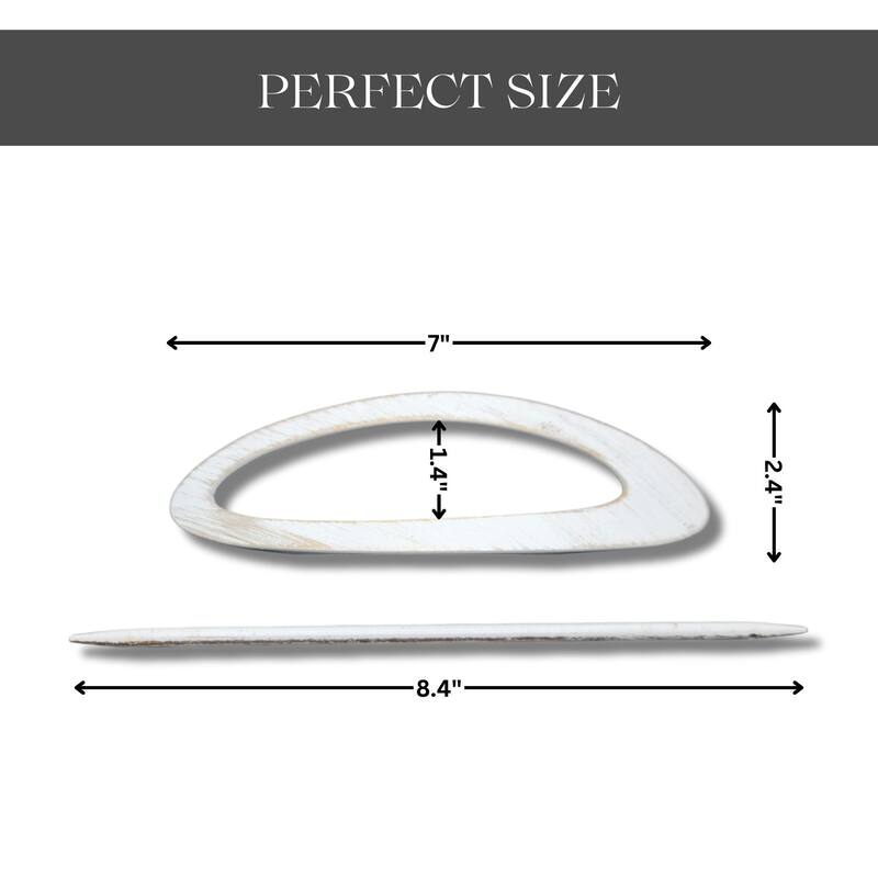 Elegant Metal Curtain Tiebacks, Oval Design for Easy Install