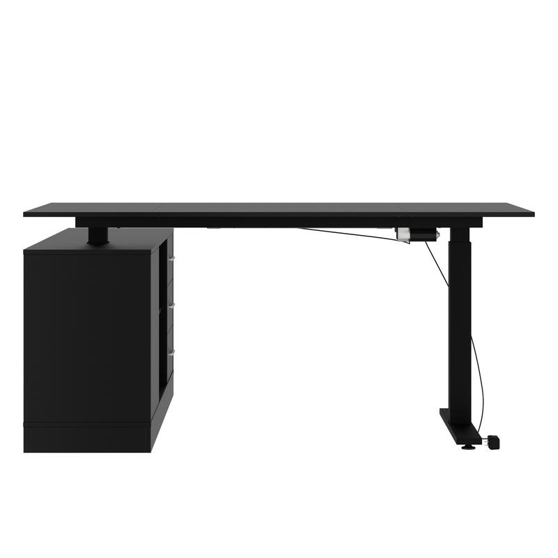 Super-Sized Standing Desk with Electric Lift - 63"x31.5"PC Desktop