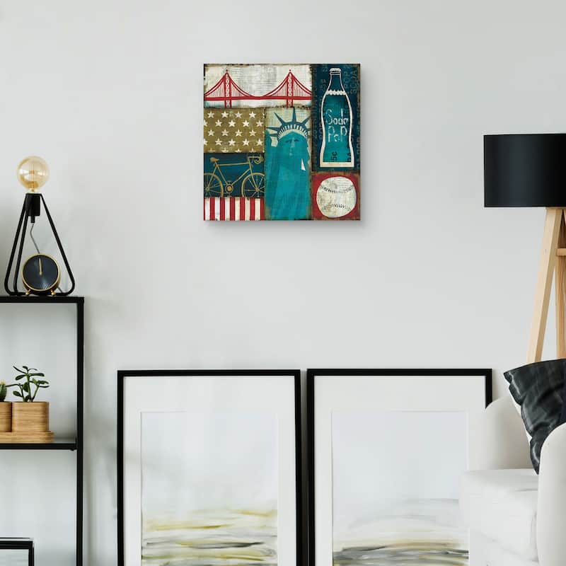 American Pop I by Michael Mullan Canvas Art Print
