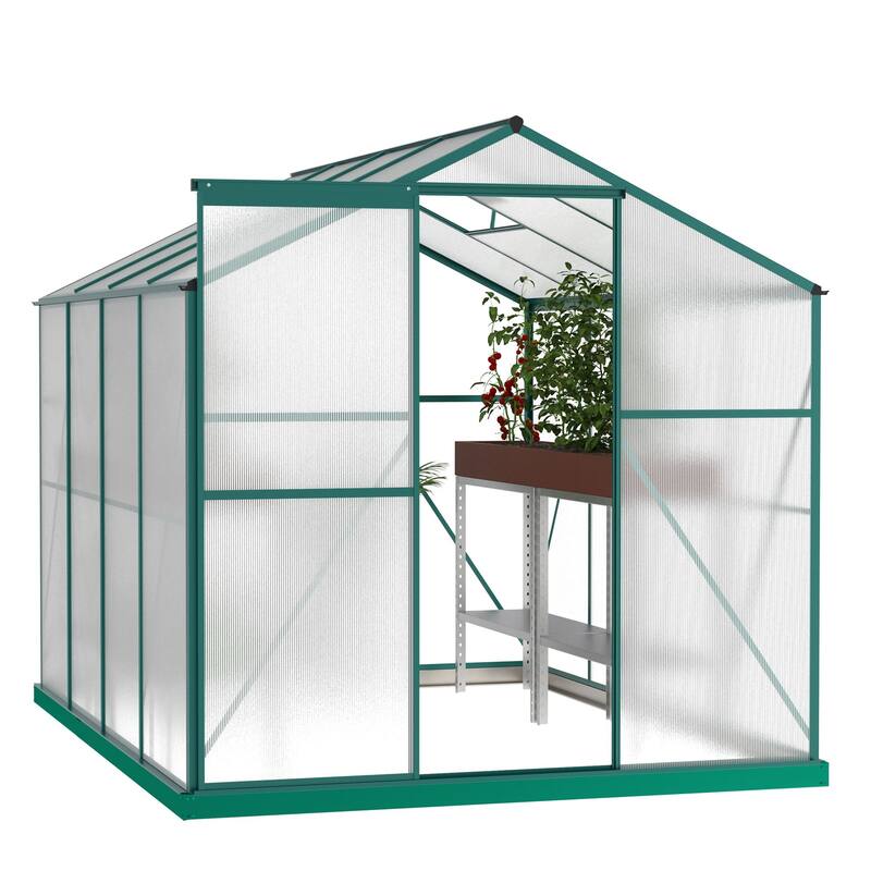 Heavy Duty Walk-in Plant Garden Greenhouse for Backyard Outdoor - 6'x 8'