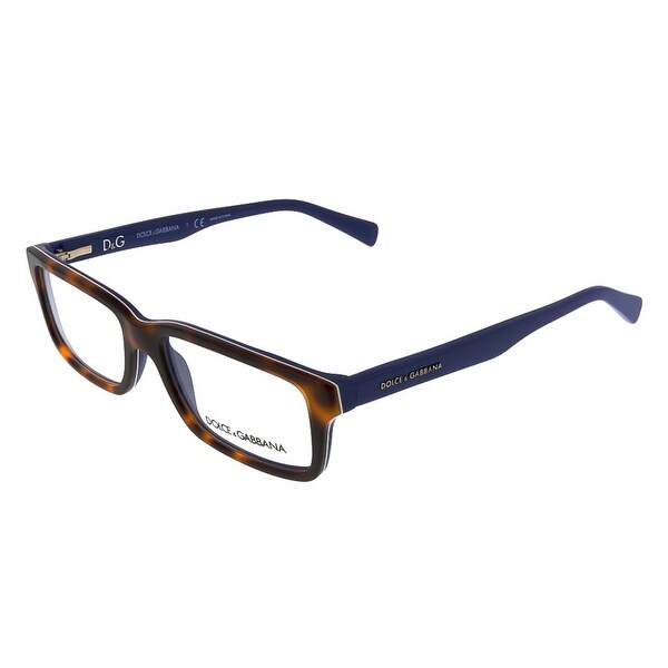 Dolce&Gabbana DG3148 2706 Havana/Blue Rectangular Opticals - 53-16-140