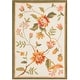 preview thumbnail 88 of 104, SAFAVIEH Handmade Chelsea Alexandr Floral French Country Wool Rug 1'8" x 2'6" - Ivory