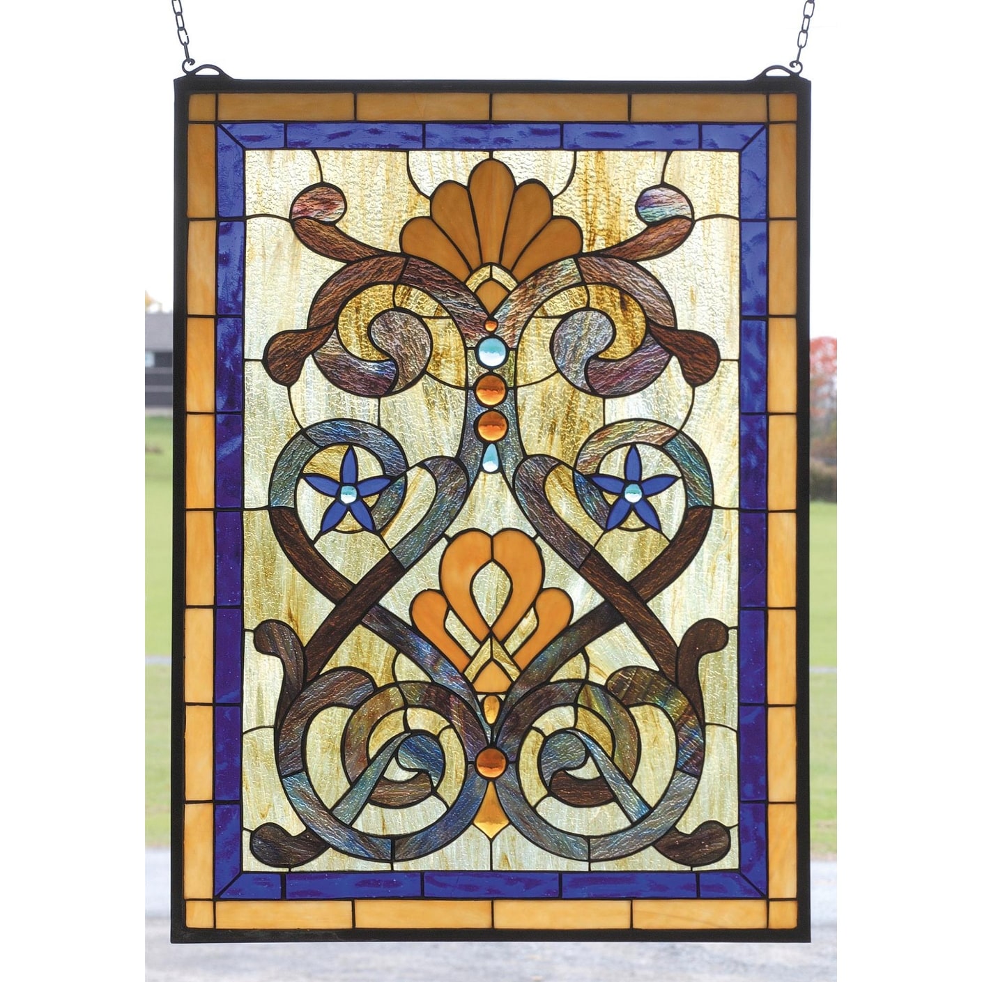 Meyda Tiffany Stained Glass Tiffany Window from the Tiffany Window