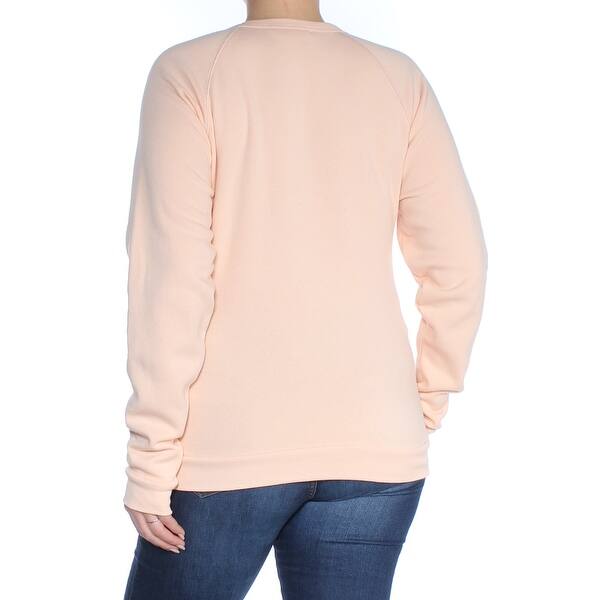 Shop Bow Drape Womens Orange Brunch Bunch Long Sleev Long Sleeve