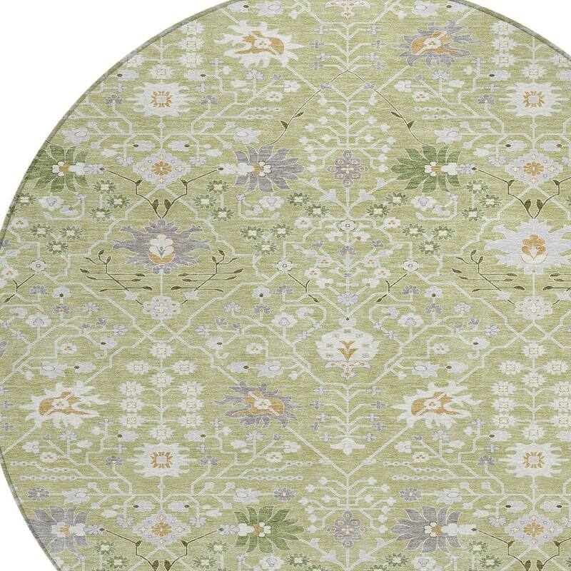 HomeRoots Oriental Traditional Rectangle Outdoor Rug