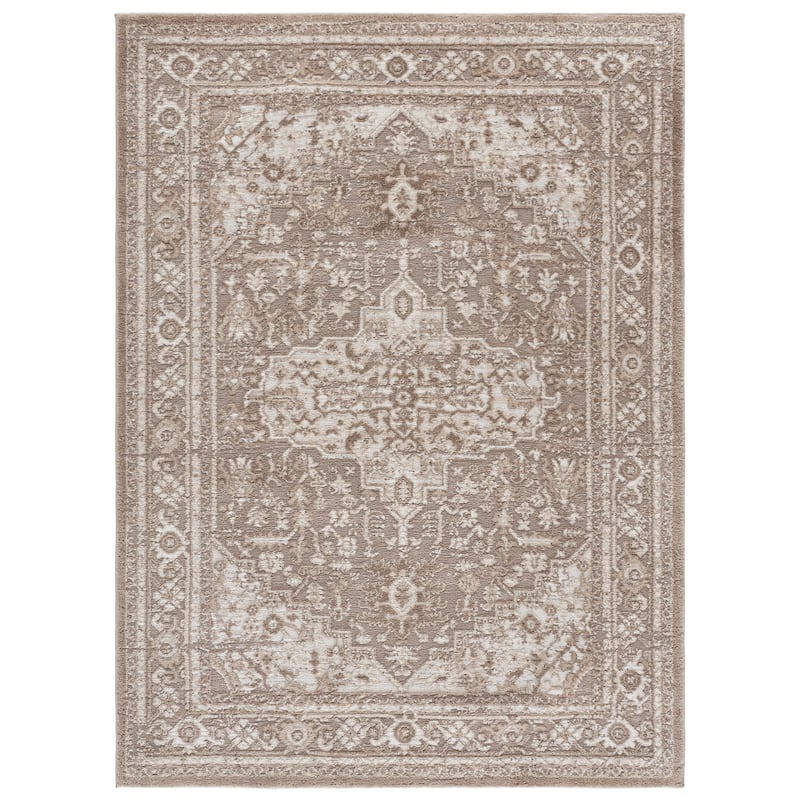 SAFAVIEH Lunara Pyung Medallion Rug - 5'3" x 7'6" - Beige/Grey