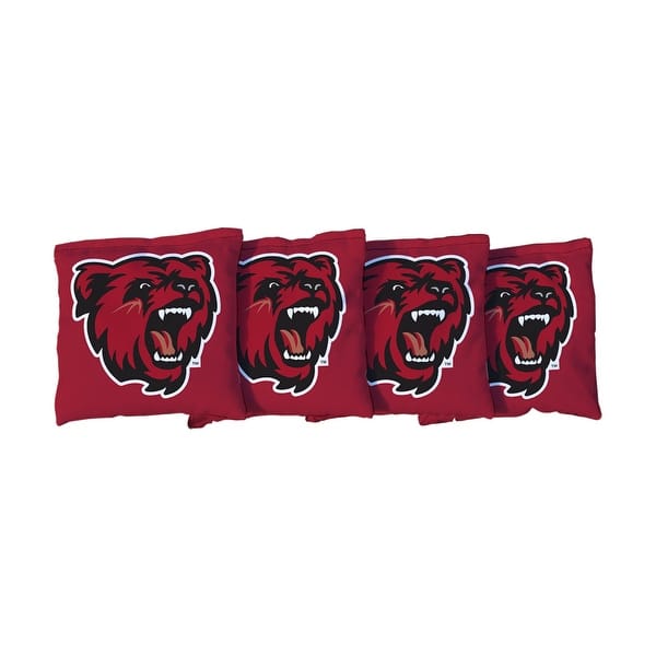 slide 2 of 3, Bridgewater State Bears Red Cornhole Bags All-Weather Resin Filled