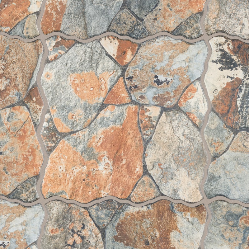 Merola Tile Canet Oxido 17" x 17" Porcelain Floor and Wall Tile