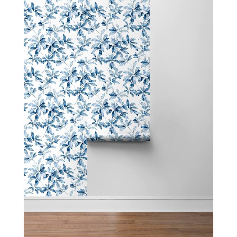 NextWall Leaf Trail Peel and Stick Wallpaper