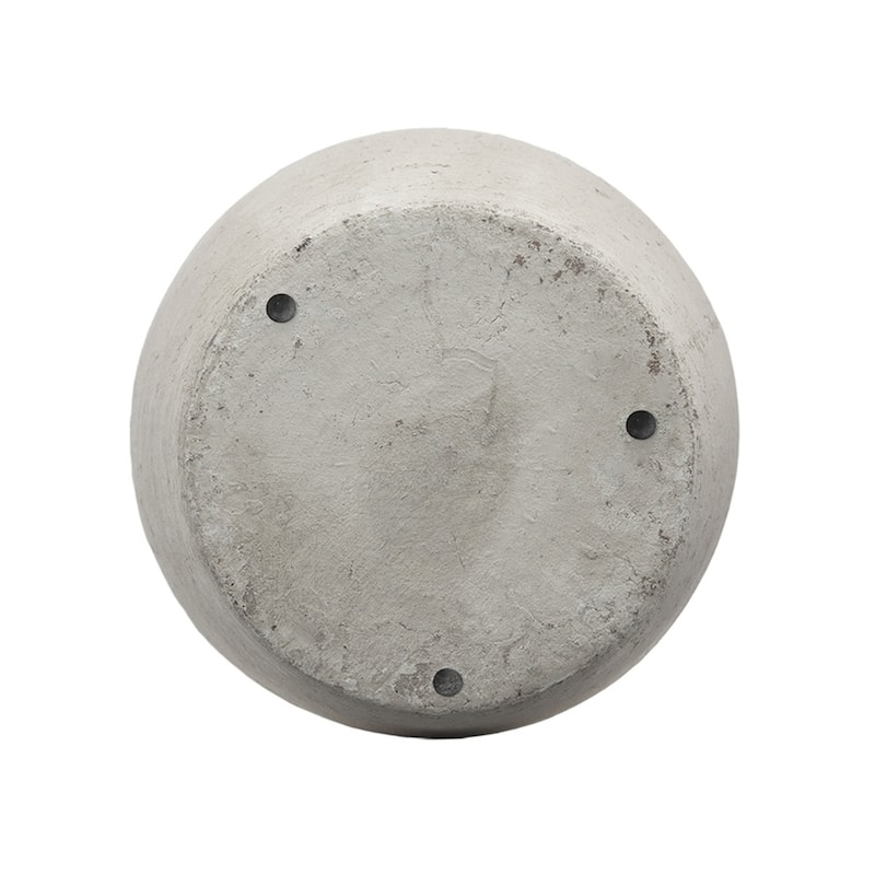13x13x16" Round Sienna Brown Ceramic Accent Vase