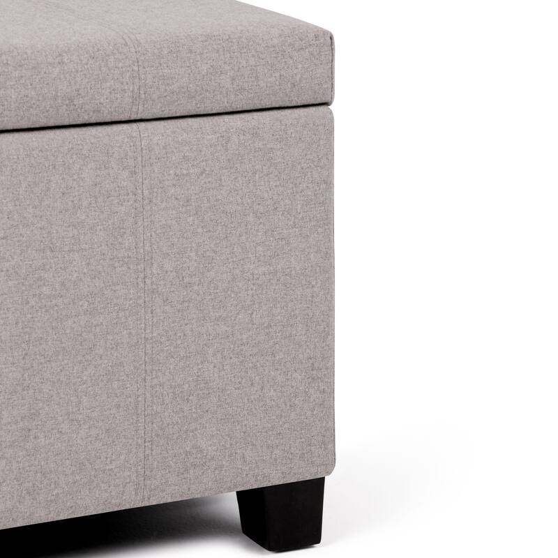 WYNDENHALL Lancaster 36 inch Wide Contemporary Rectangle Storage Ottoman