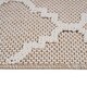 preview thumbnail 12 of 13, LOOM & LUXE Collection Ivory/Trellis Indoor/Outdoor Area Rug