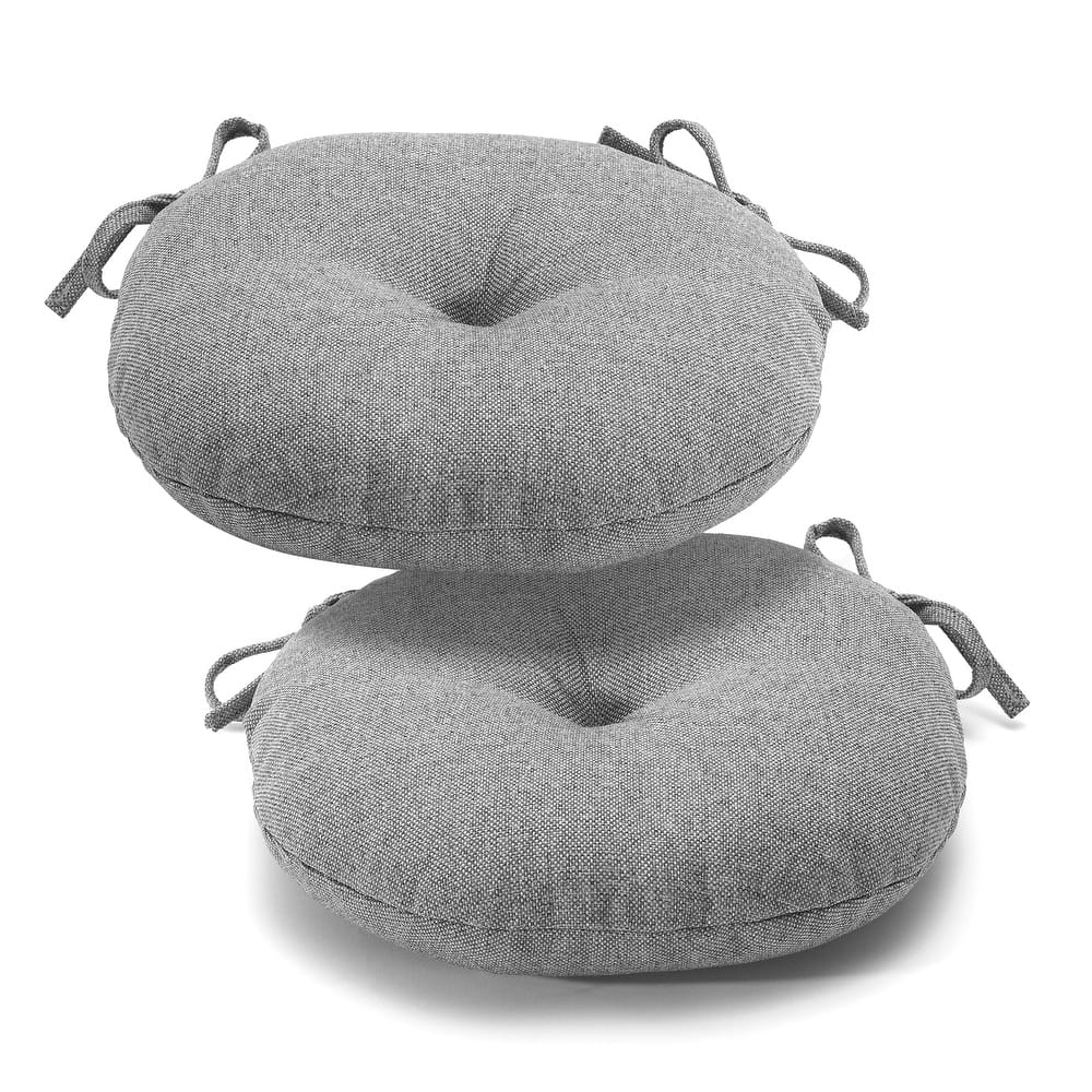 Klear Vu 15" Wellfleet Bay Outdoor Round Chair Cushion Set