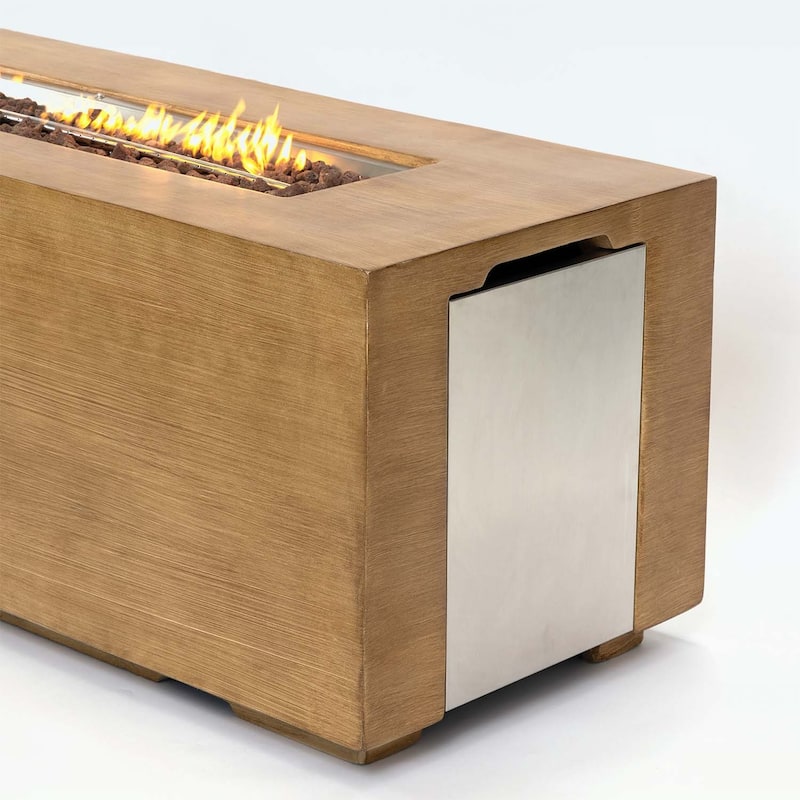70 in Large Fire Pit Table With 60000 BTU/19kW Heat Output