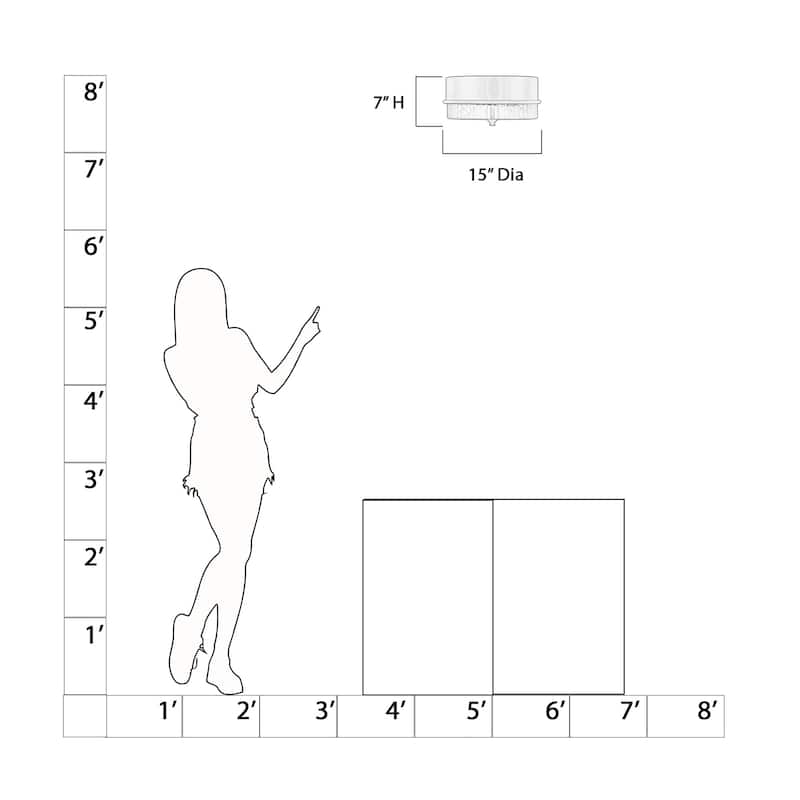 Minka Lavery 1905 Stamford 3 Light 15" Wide Flush Mount Drum Ceiling