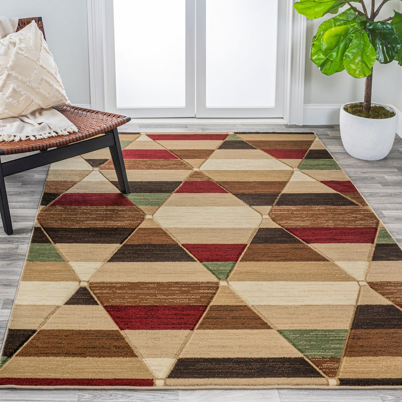 JONATHAN Y Tamara Boho Jute Circle Area Rug