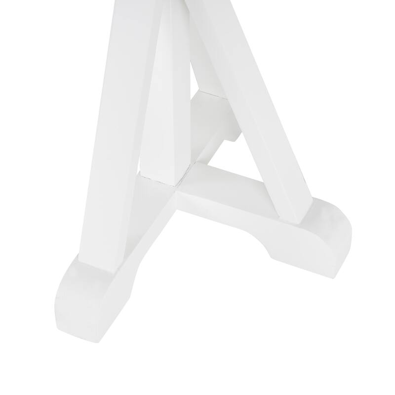 Wood Rectangular Console Table with Angled Legs and Brown Tabletop - White - Roche River Decor