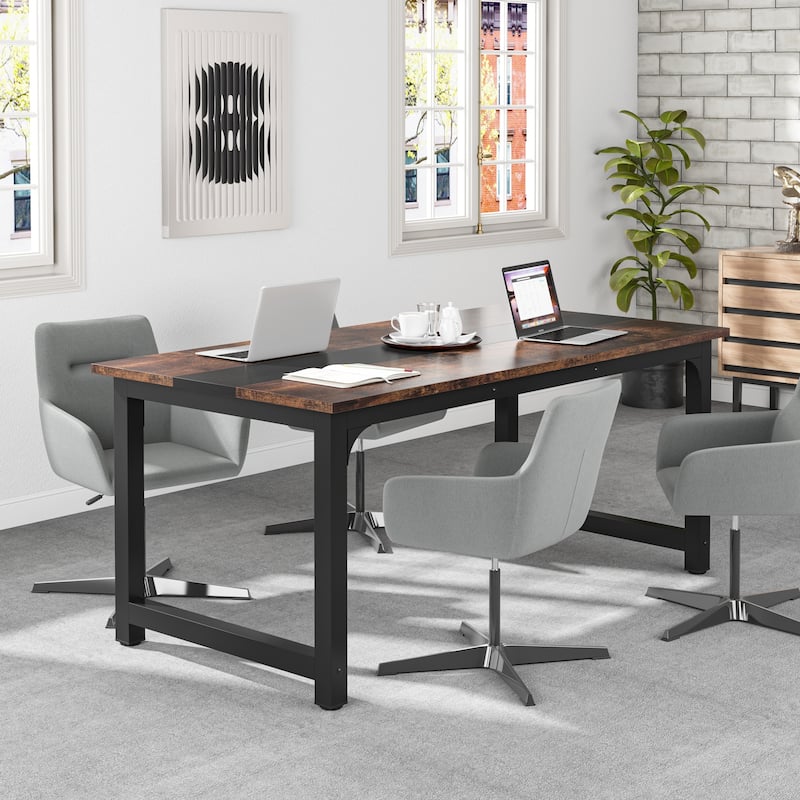 63" Modern Computer Desk for Home Office