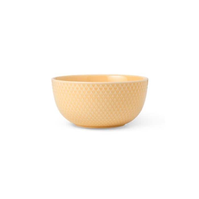 Lyngby Porcelæn Rhombe Color Bowl, Ø: 5.1" - Beige