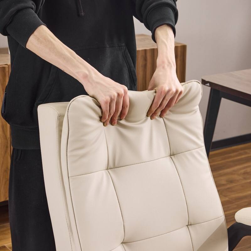 25.6 Inch Adjustable Armrest Dual Purpose Leg Swivel Office Chair With Spikes
